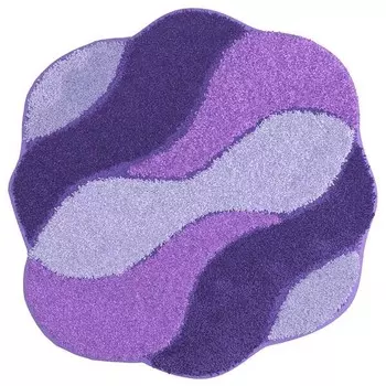 Коврик для ванной Grund Carmen, 60x22x60 см цвет dunkellila