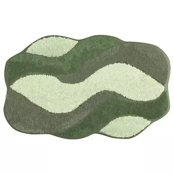 Коврик для ванной Grund Carmen, 80x22x140 см, зеленый