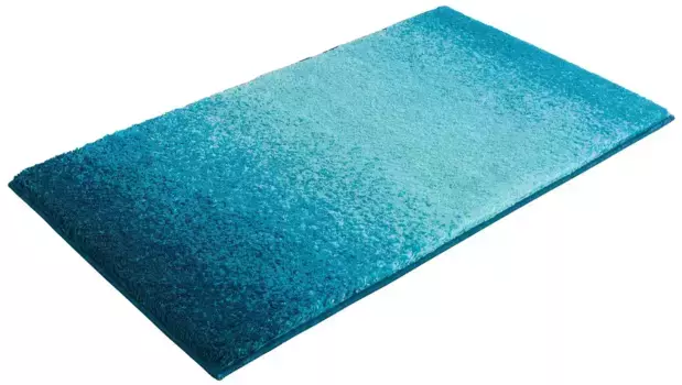 Коврик для ванной Grund "Mistral" с нескользящим покрытием 60х100 см, бирюзовый