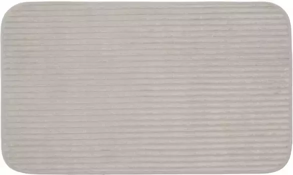 Коврик для ванной Gzze "Берлин" с противоскользящим покрытием 50х45 см, серо-коричневый