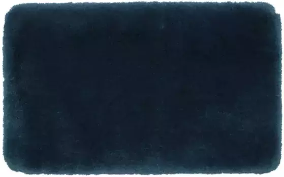 Коврик для ванной Gzze "DELUXE", с противоскользящим покрытием, подходит для пола с подогревом, с очень высоким ворсом прямоугольный (70х120 см), цвет lagune