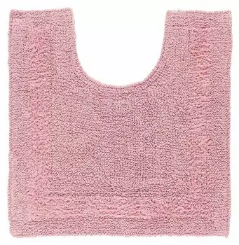 Коврик для ванной Homescapes aus 100% Baumwolle, 1x55 см, розовый