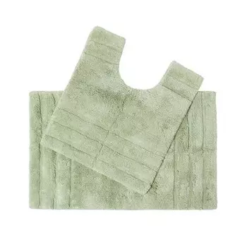 Коврик для ванной Homescapesn Set 2 шт Spa Surpreme, 50x1x80 см цвет lindgrn
