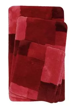 Коврик для ванной Homie Living Badteppich Cala Rosso, красный