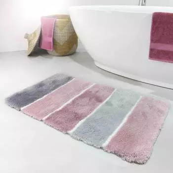 Коврик для ванной Homie Living Badteppich Rio Marina, цвет rosa grau silber