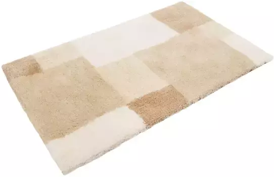 Коврик для ванной Homie Living "Cala Rosso" прямоугольный (70х120 см), бежевый/песочный