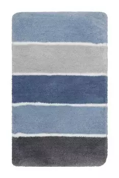 Коврик для ванной Homie Living Rio Marina, 70x3x120 см цвет blau grau
