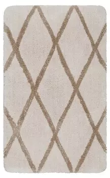 Коврик для ванной Homie Living San Bosa, 60x2x100 см цвет beige/sand