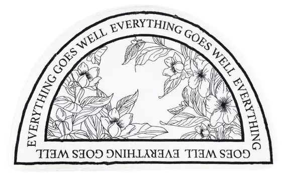 Коврик для ванной Homlando PUELLA, 50x2x80 см, многоцветный