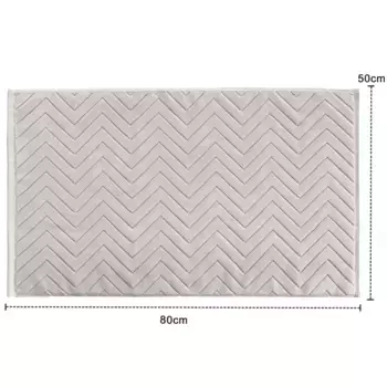 Коврик для ванной Intirilife, серый