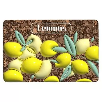 Коврик для ванной из диатомовой земли Диатомовая грязь 3D мультяшный узор Быстросохнущий прямоугольник Мягкий противоскользящий толстый супервсасывающий коврик для душа Коврик для душа Принадлежности для ванной комнаты-F Stuttg, мультиколор