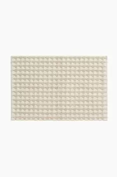 Коврик для ванной из хлопка с рисунком H&M, 60x90 см, коричневый