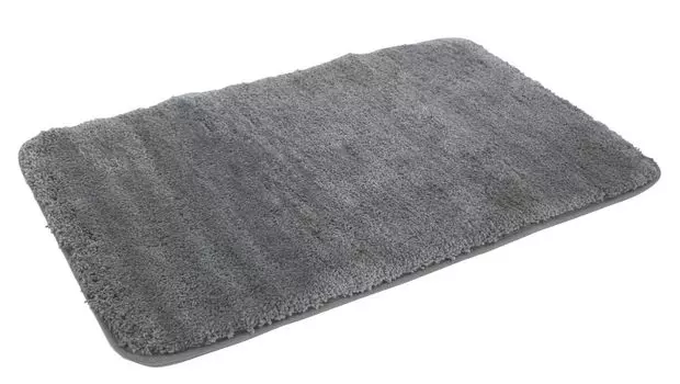 Коврик для ванной из микрофибры 60х100см, антрацит 60х100см Kinzler, серый