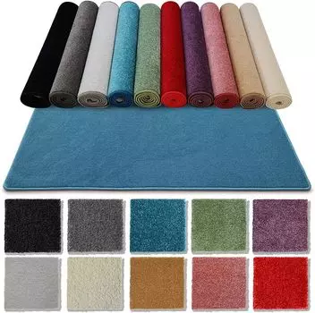 Коврик для ванной Карусель Синий 80х250 см Floordirekt