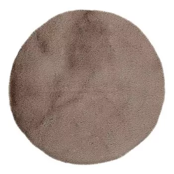 Коврик для ванной Kayoom Rabbit Light Rund, 100x2,2x100 см цвет dunkelbeige