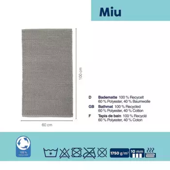 Коврик для ванной Kela, синий