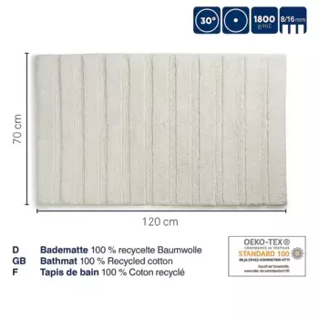 Коврик для ванной Kela, зеленый