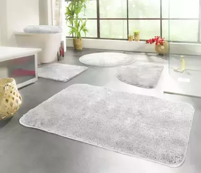 Коврик для ванной KiNZLER Chaozhou с нескользящим покрытием, 70х120 см, цвет silberfarben