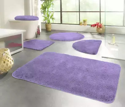 Коврик для ванной KiNZLER Chaozhou с нескользящим покрытием, 50х80 см, цвет flieder