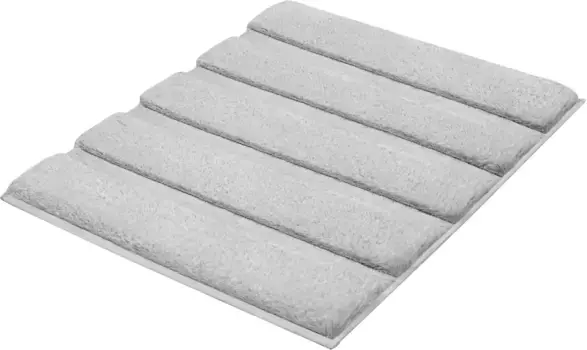 Коврик для ванной Kleine Wolke Carla с нескользящим покрытием 70х110 см, цвет silberfarben/grau