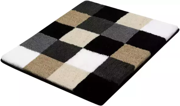 Коврик для ванной Kleine Wolke "Caro" прямоугольный (55х65 см), черный