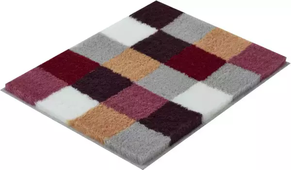 Коврик для ванной Kleine Wolke Caro с нескользящим покрытием, 70х120 см, цвет terracotta