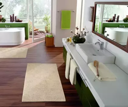 Коврик для ванной Kleine Wolke "Chrissy" с нескользящим покрытием 65х115 см, цвет natur