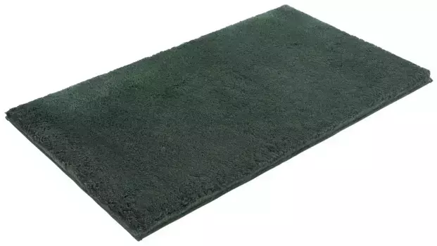 Коврик для ванной Kleine Wolke Cloudy с нескользящим покрытием 80х140 см, цвет tanne