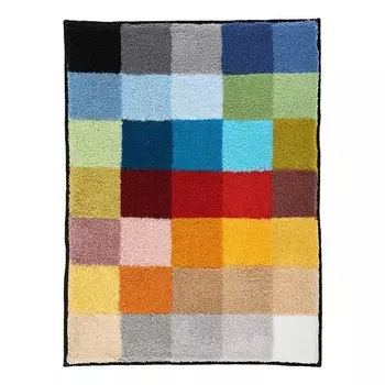 Коврик для ванной Kleine Wolke Cubetto, 65x2,5x90 см, многоцветный