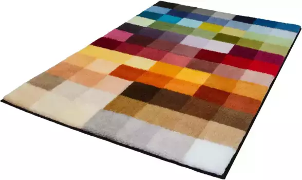 Коврик для ванной Kleine Wolke Cubetto с нескользящим покрытием, 85х145 см, цвет bunt