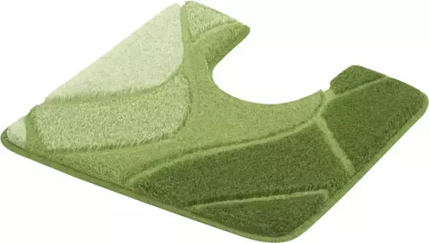 Коврик для ванной Kleine Wolke "Fiona" прямоугольный (70х120 см), зеленый