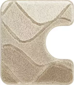 Коврик для ванной Kleine Wolke Fiona с нескользящим покрытием 70х120 см, цвет bahamabeige