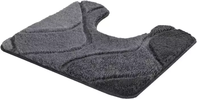 Коврик для ванной Kleine Wolke Fiona с нескользящим покрытием 60х100 см, цвет schiefer