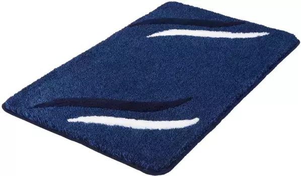 Коврик для ванной Kleine Wolke "Флоренция" прямоугольный (55х65 см), темно-синий