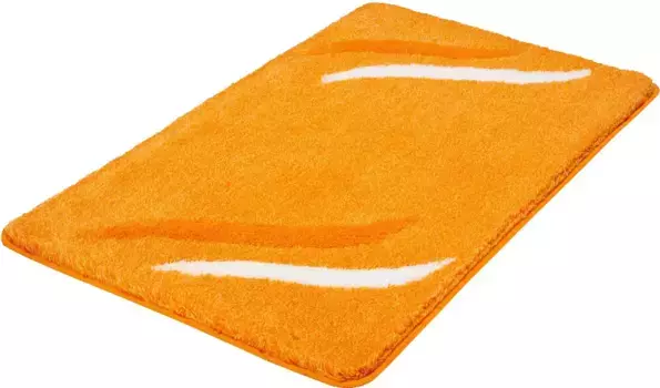 Коврик для ванной Kleine Wolke "Флоренция" с противоскользящим покрытием 60х100 см, цвет safran
