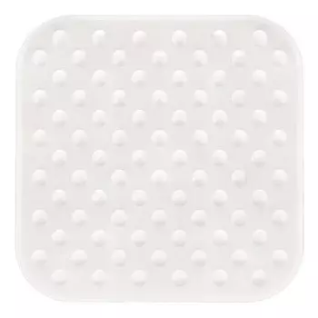 Коврик для ванной Kleine Wolke Formosa, 53x0,3x53 см, белый