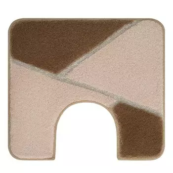 Коврик для ванной Kleine Wolke Hailey I, 55x2x50 см, серо-коричневый