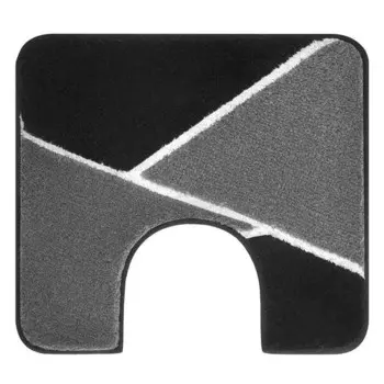 Коврик для ванной Kleine Wolke Hailey I, 55x2x50 см, черный