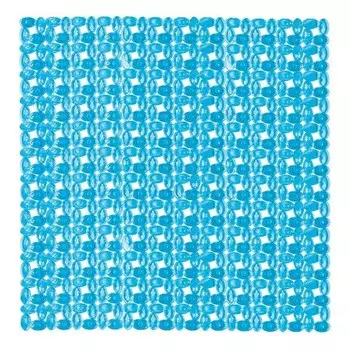 Коврик для ванной Kleine Wolke Ivy, 54x0,3x54 см, бирюзовый