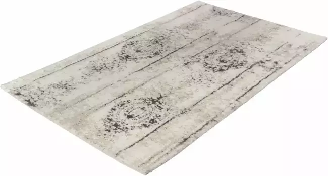 Коврик для ванной Kleine Wolke "Каракас" с нескользящим покрытием 60х60 см, цвет silberfarben/grau