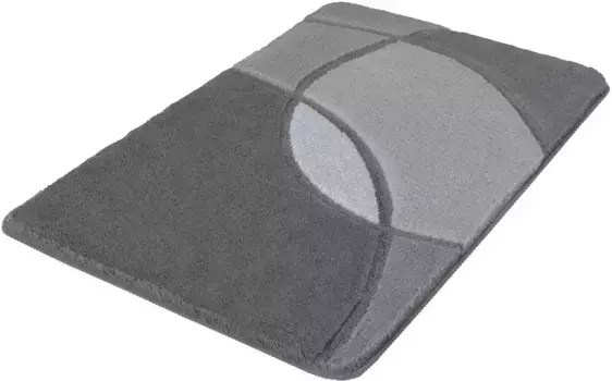 Коврик для ванной Kleine Wolke Kent с нескользящим покрытием, 70х120 см, цвет anthrazit