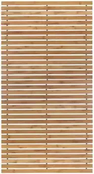 Коврик для ванной Kleine Wolke "Level Wooden Mat", высота 8 мм, нескользящее покрытие, подходит для пола с подогревом, 100% бамбук прямоугольный (50х80 см), цвет natur