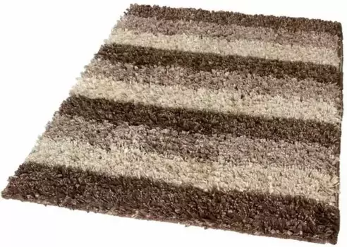 Коврик для ванной Kleine Wolke "Lounge" прямоугольный (60х100 см), серо-коричневый