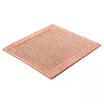 Коврик для ванной Kleine Wolke Net, 60x1,7x60 см цвет papaya