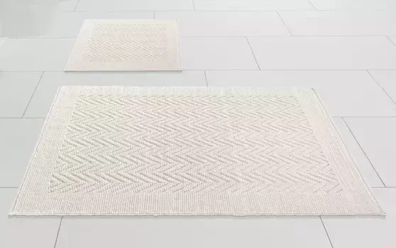 Коврик для ванной Kleine Wolke Nevada двустороний 60х90 см, цвет natur