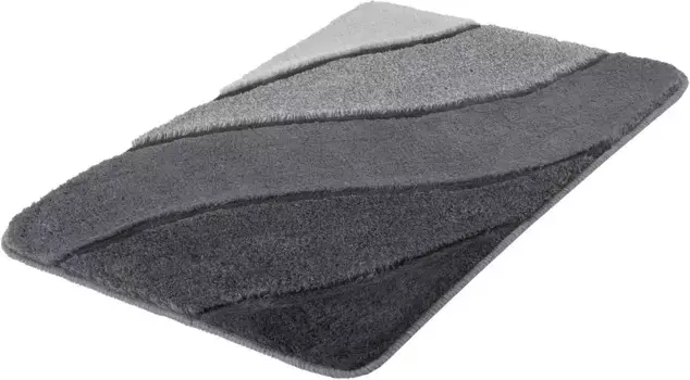 Коврик для ванной Kleine Wolke "Serenade" прямоугольный (60х90 см), цвет anthrazit