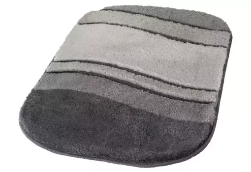 Коврик для ванной Kleine Wolke "Siesta"с нескользящим покрытием 60х100 см, цвет anthrazit