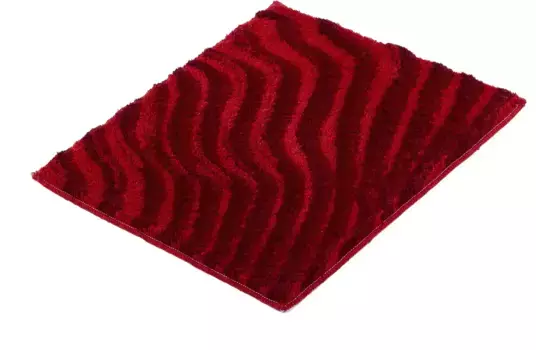 Коврик для ванной Kleine Wolke "Терраса"с нескользящим покрытием 55х65 см, цвет rubin