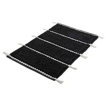 Коврик для ванной Kleine Wolke Travis, 70 см, черный