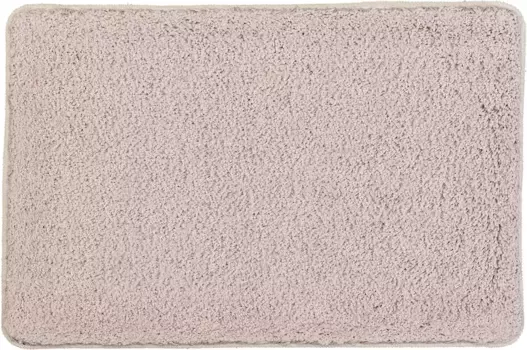 Коврик для ванной Kleine Wolke "Trend", высота 35 мм, нескользящее покрытие, быстросохнущий, подходит для пола с подогревом, коврик для ванной, однотонный, можно стирать прямоугольный (70х120 см), цвет auster